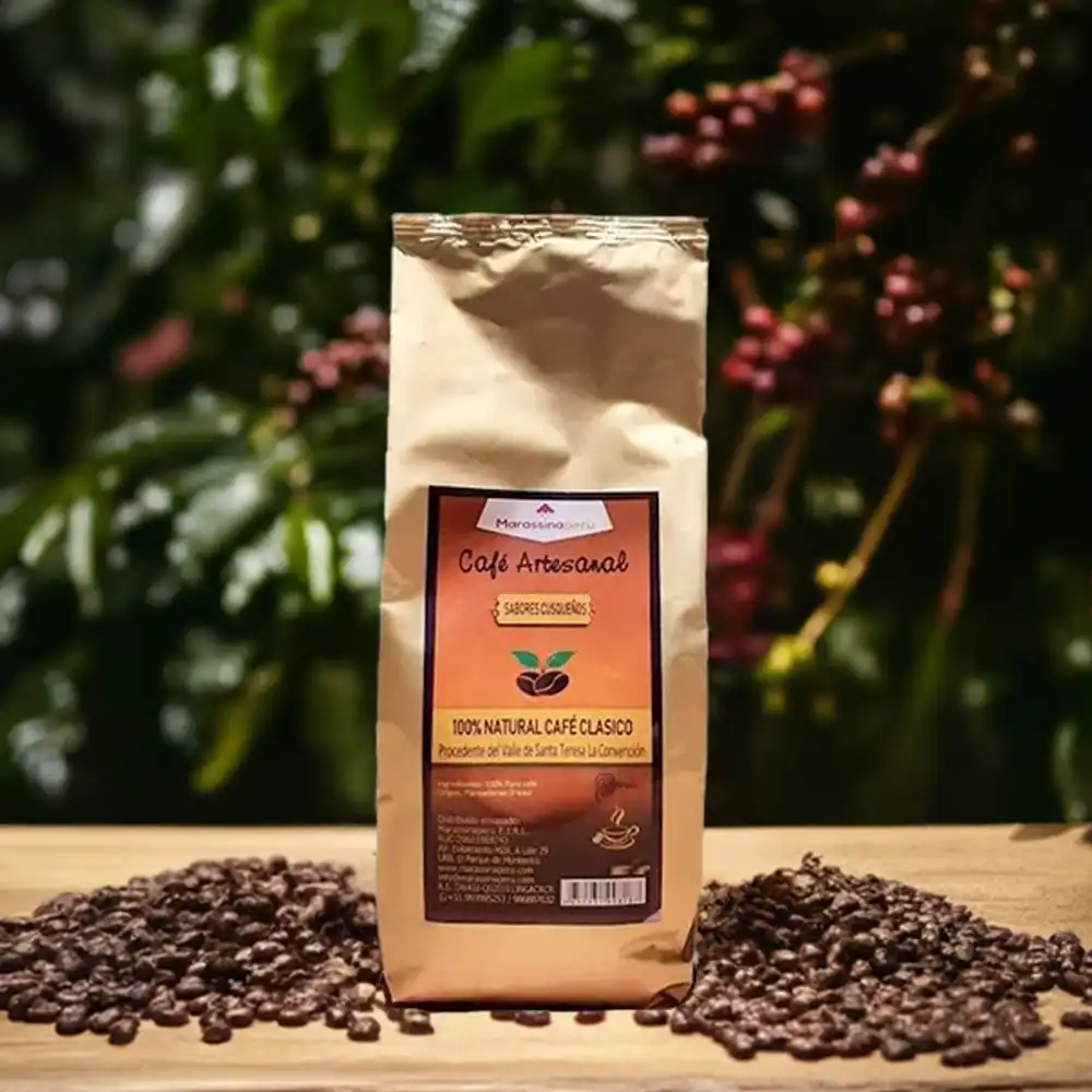 Cafe Peruano Natural de Cusco 1kg - Marassinaperu