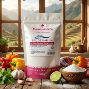 Sal de Mar Fina 500g - Sal Marina Fina 500g - Marasinaperu