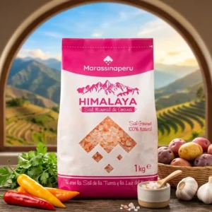 Sal del Himalaya Gruesa 1kg Natural Premium - Marassinaperu