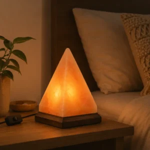 lampara de sal piramide - dormitorio - Marassinaperu
