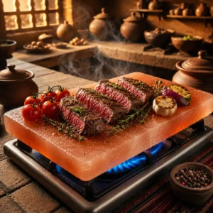 Plancha Gourmet de Sal del Himalaya 30x20x3 - Marassinaperu