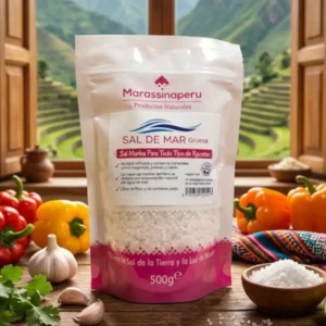 Sal de Mar Gruesa 500g - Sal Marina Gruesa 500g - Marasinaperu