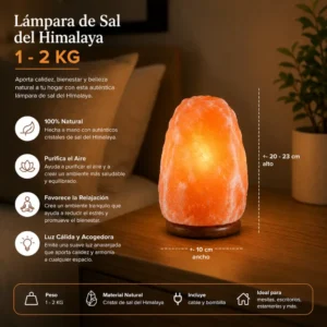 Lampara de Sal del Himalaya 1-2kg - Marassinaperu