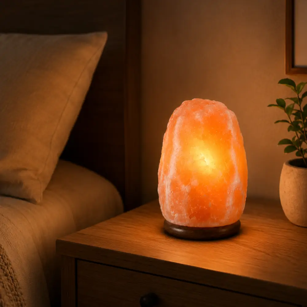 Lampara de Sal del Himalaya 1-2kg dormitorio - Marassinaperu