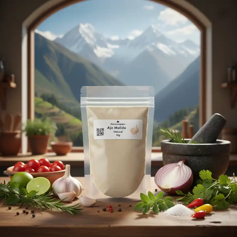 Ajo Molido Natural 50g - Marassinaperu