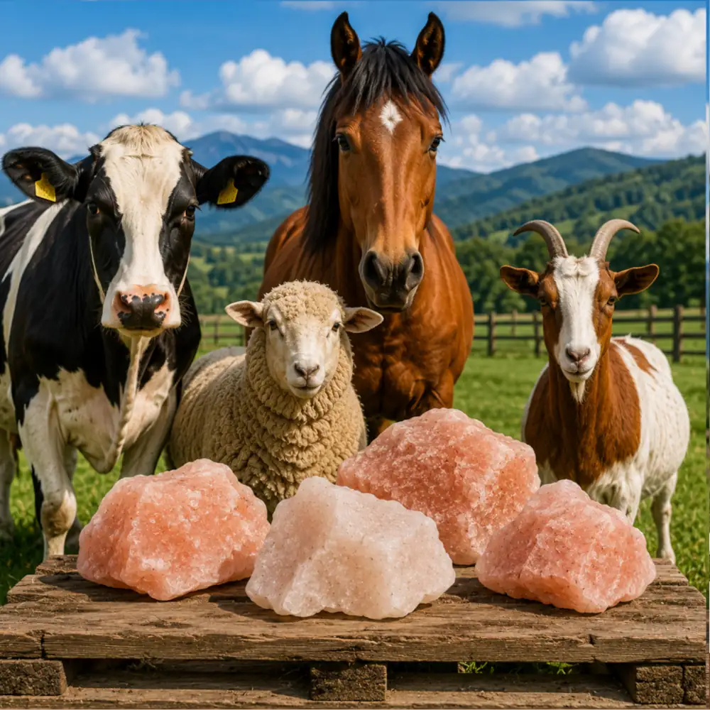 Bloques de Sal del Himalaya para Animales - Ganado - Marassinaperu