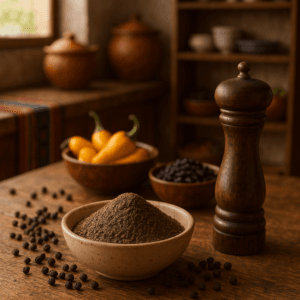 Pimienta Negra Molida Natural - Marassinaperu