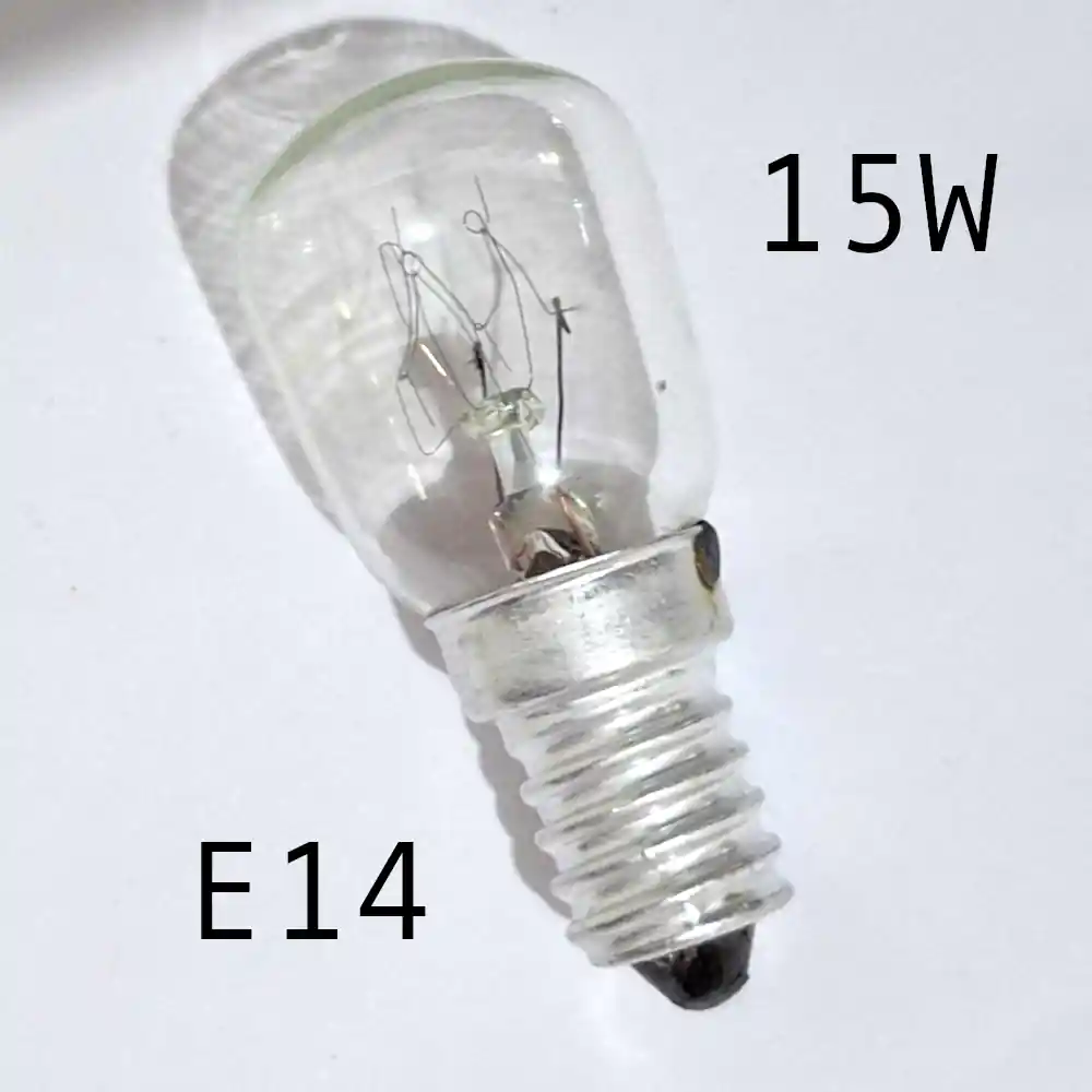 Bombilla incandescente E14 para lámpara de sal