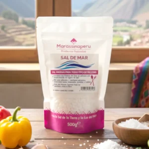 Sal de Mar Gruesa Secada 500g - Marassinaperu