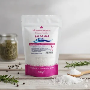 Sal de Mar Gruesa Seco 500g | Sal Marina Secada