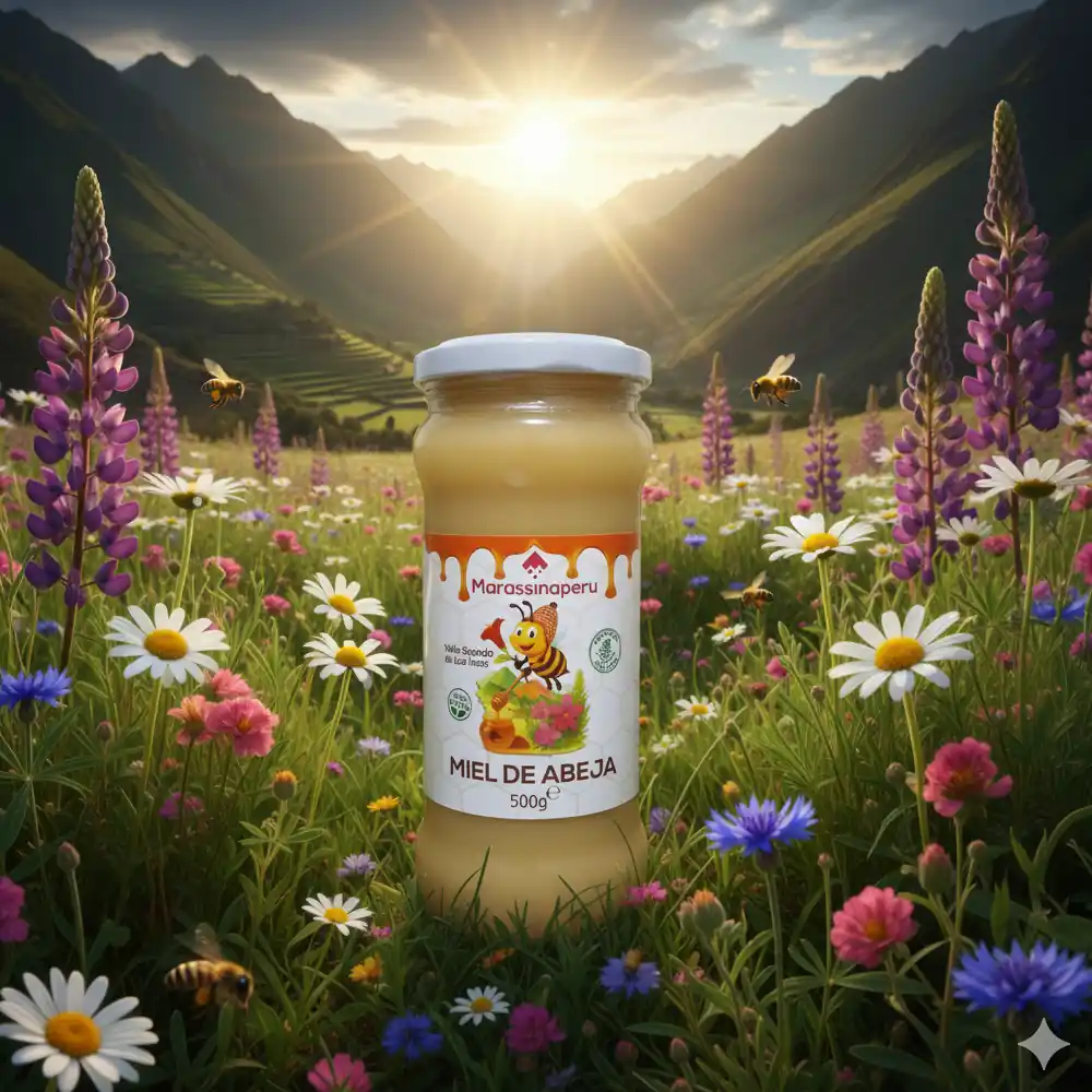 Miel de Abeja Cremosa 500g Natural - Marassinaperu