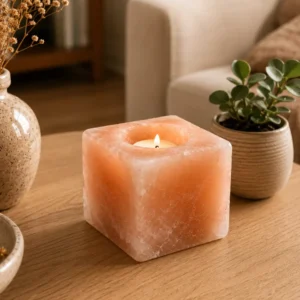 Porta Velas Cuadrado de Sal del Himalaya dia - Marasssinaperu